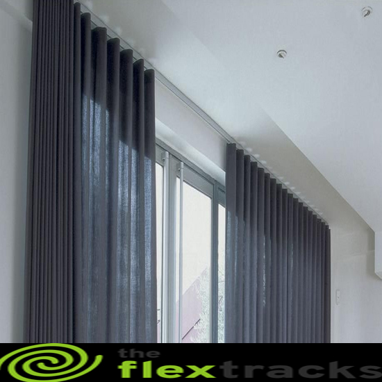 best continuous curtain track