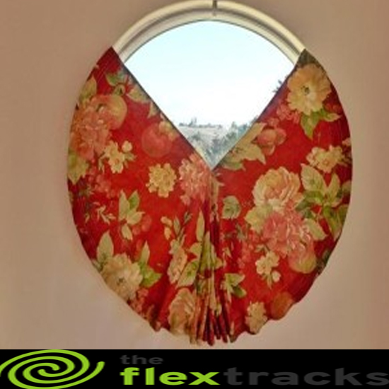 best round window curtain