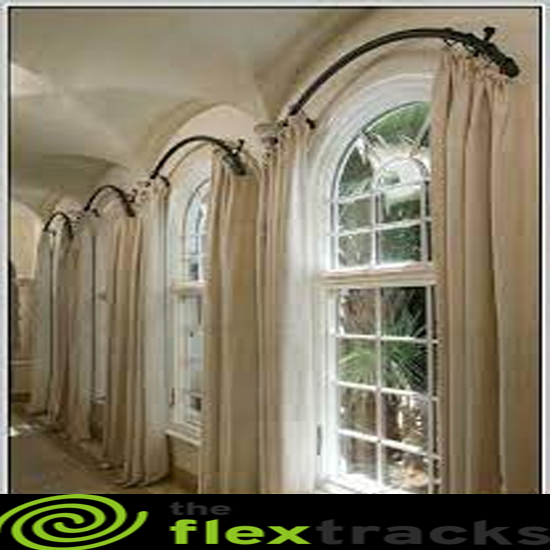 Round Window Curtain Rod From Online The Flex Track