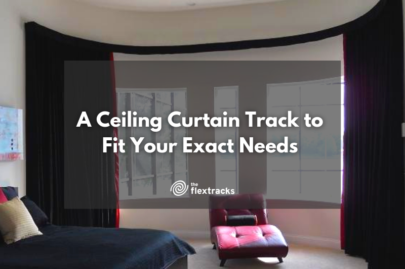 ceiling curtain track