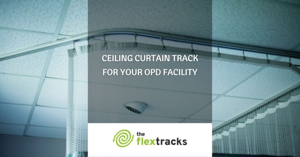 Ceiling curtain track