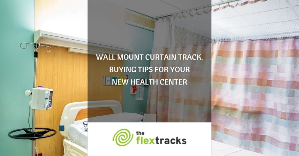 Wall mount curtain track